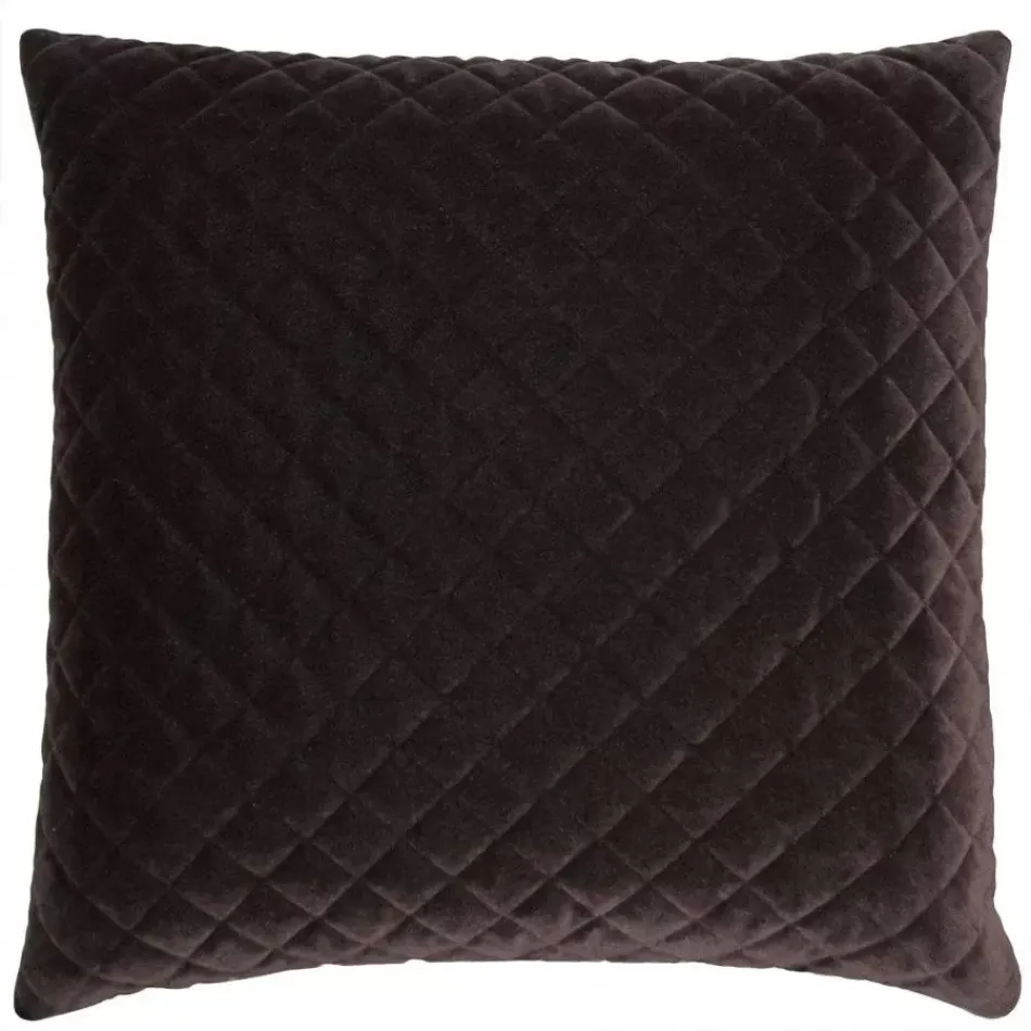 Quilted Brown 24 x 24 in Pillow