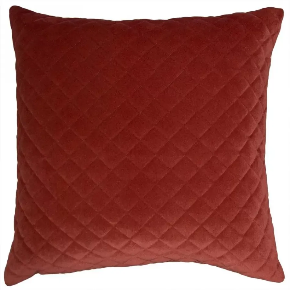 Quilted Orange 22 x 22 in Pillow