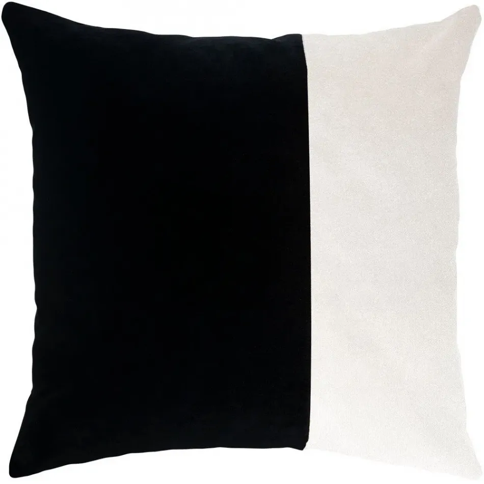 Avenue Black White 26 x 26 in Pillow