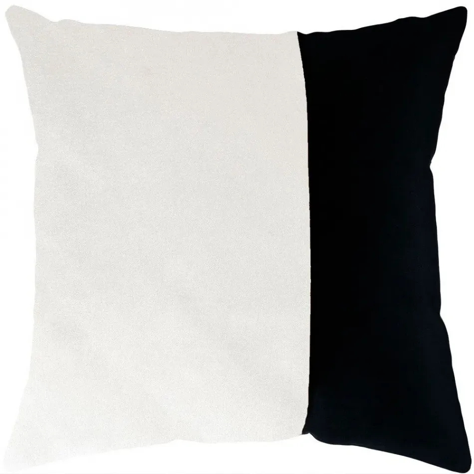 Avenue White Black 12 x 24 in Pillow