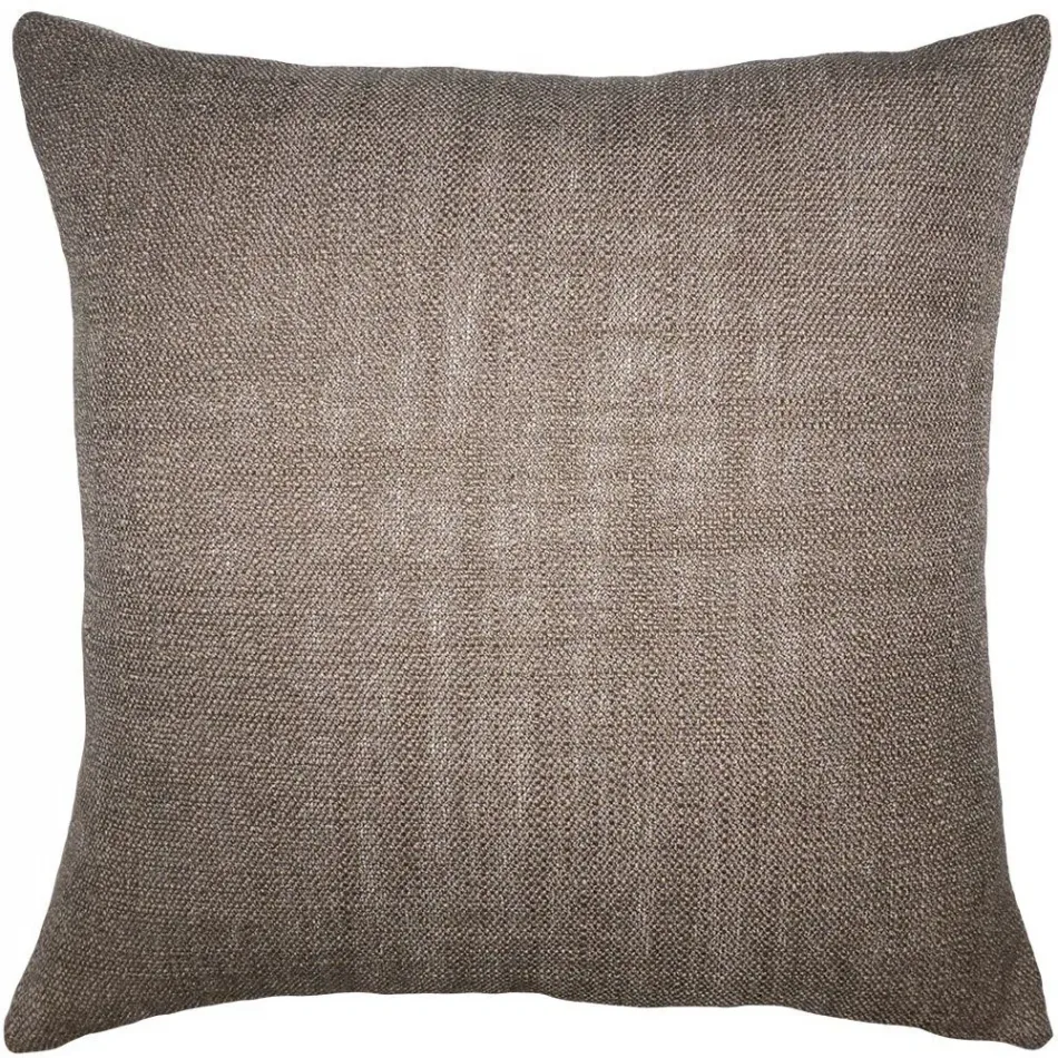 Hopsack Solid Terra 24 x 24 in Pillow