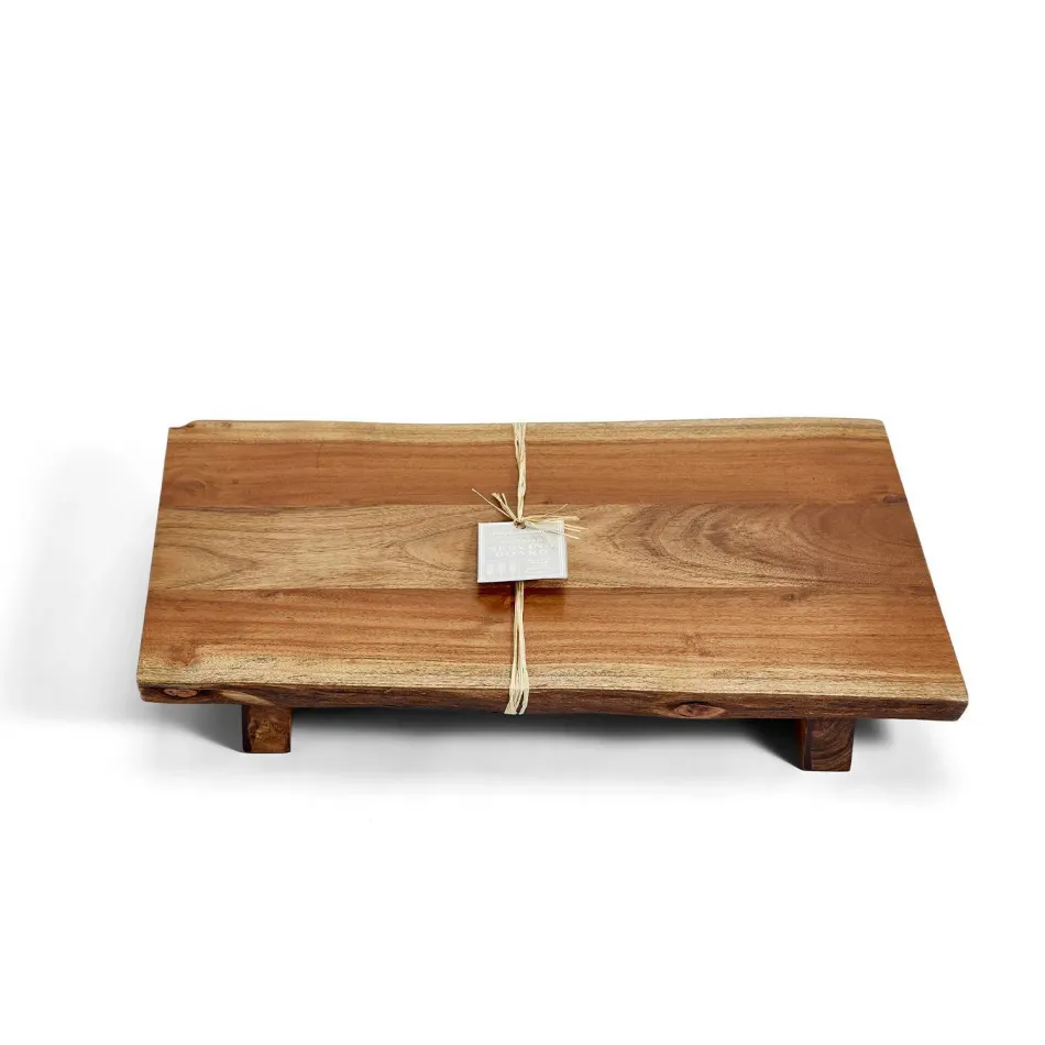 Elevated Serving Board Acacia Wood