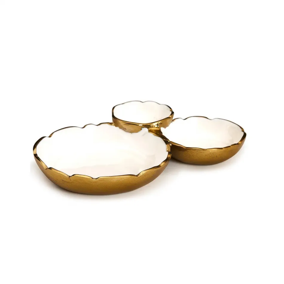 Lille Enamel Bowl Trio (Food Safe / Dry Food Only) Enamel/RecycledRecycled Aluminium