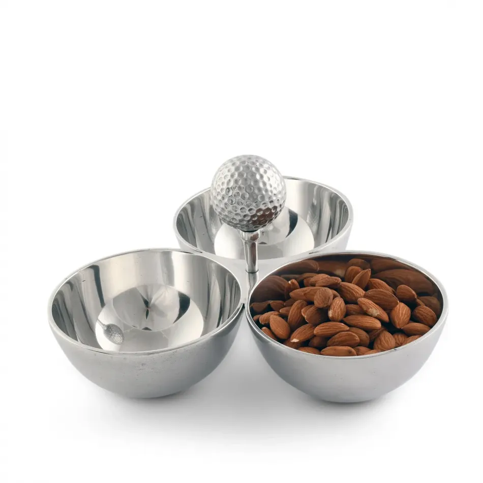 Golf Ball Nut Bowl 3 Section