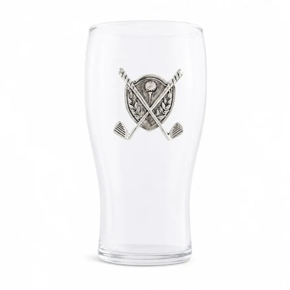 Golf Beer Pint Glasses Set of 4