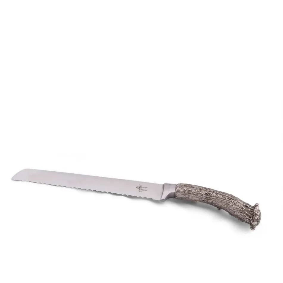 Lodge Style Elk Bread Knife