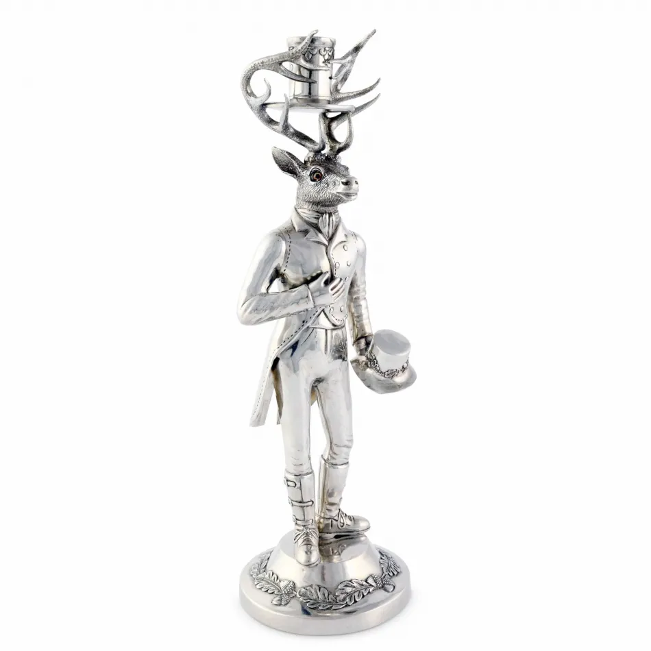 Gentleman Elk Candlestick