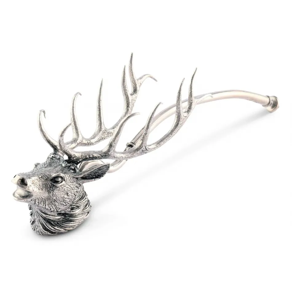 Lodge Style Pewter Elk Candle Snuffer