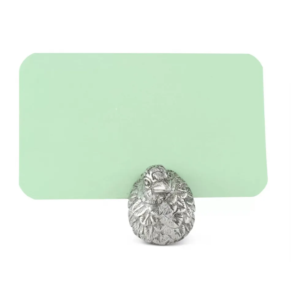 Morning Hunt Quail Place Setting Marker