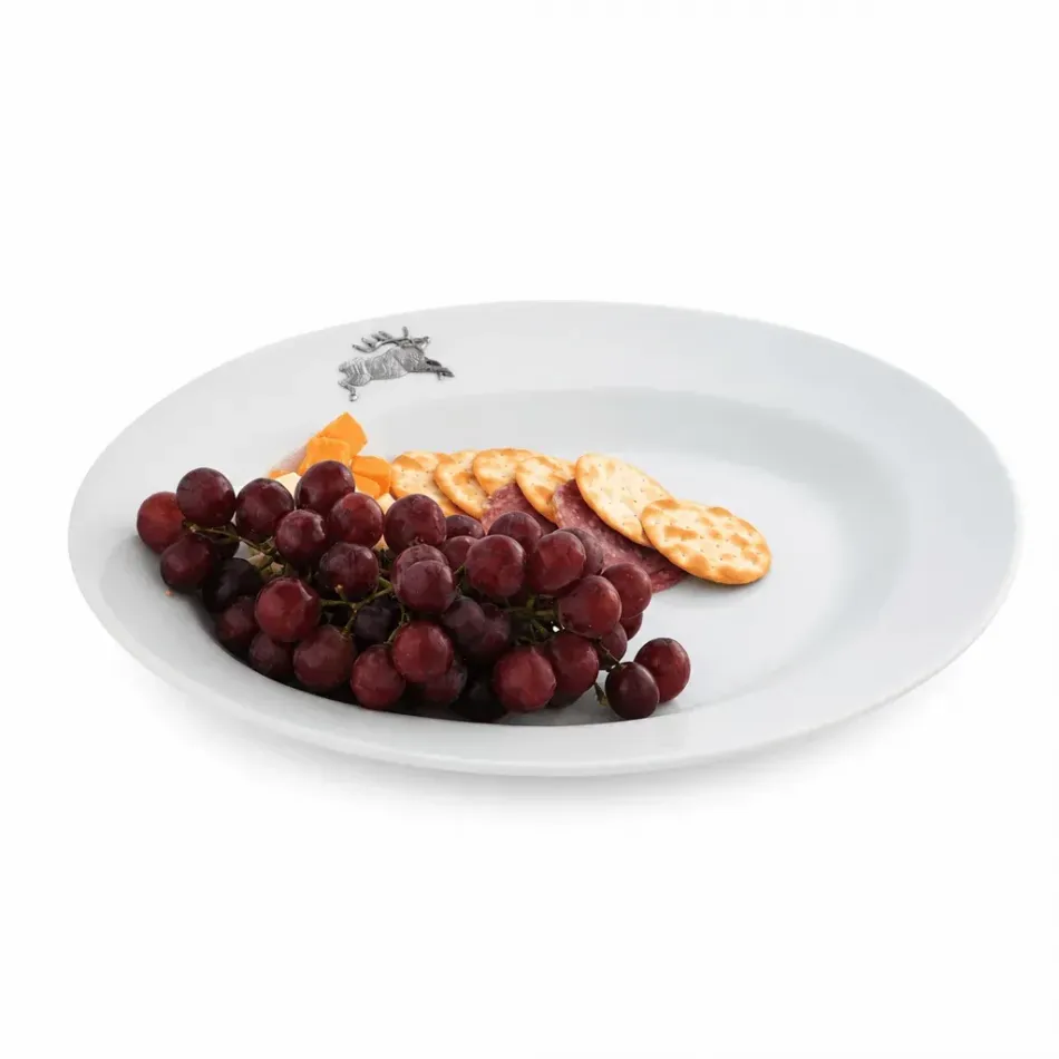 Running Elk Stoneware Serving Tray