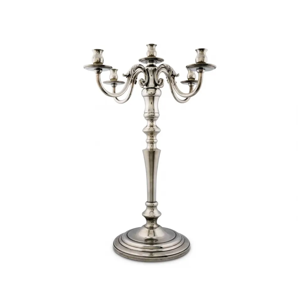 Provencal French Candlestick 5 Light Large