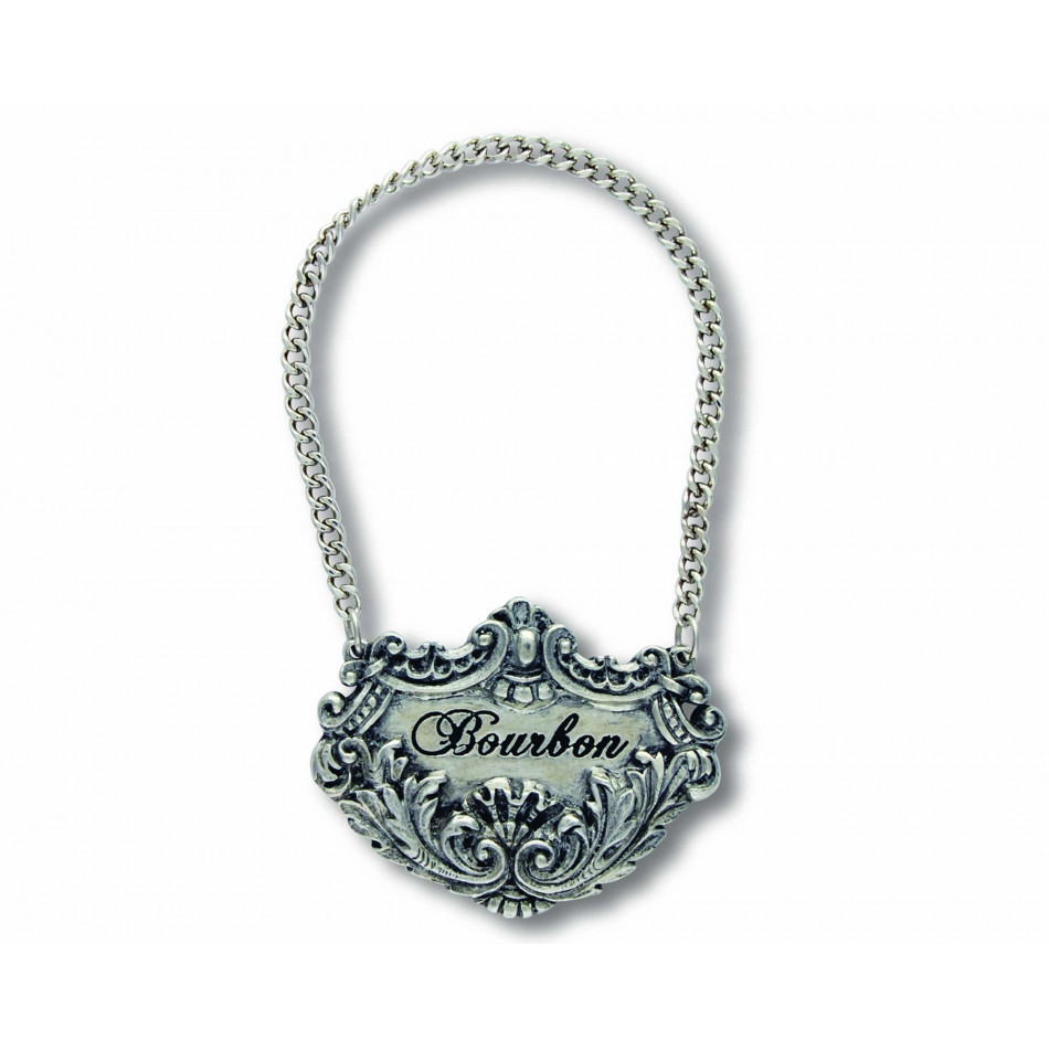 Medici Pewter Bourbon Decanter Tag