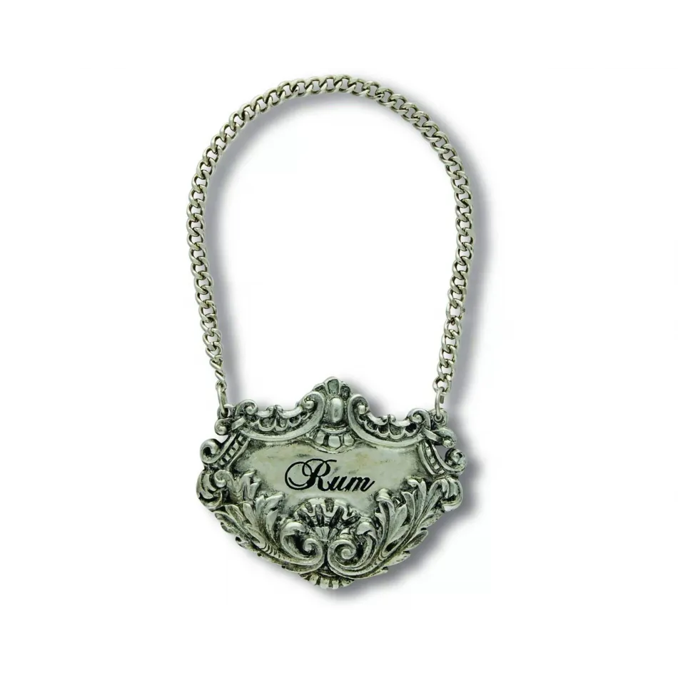 Medici Pewter Rum Decanter Tag