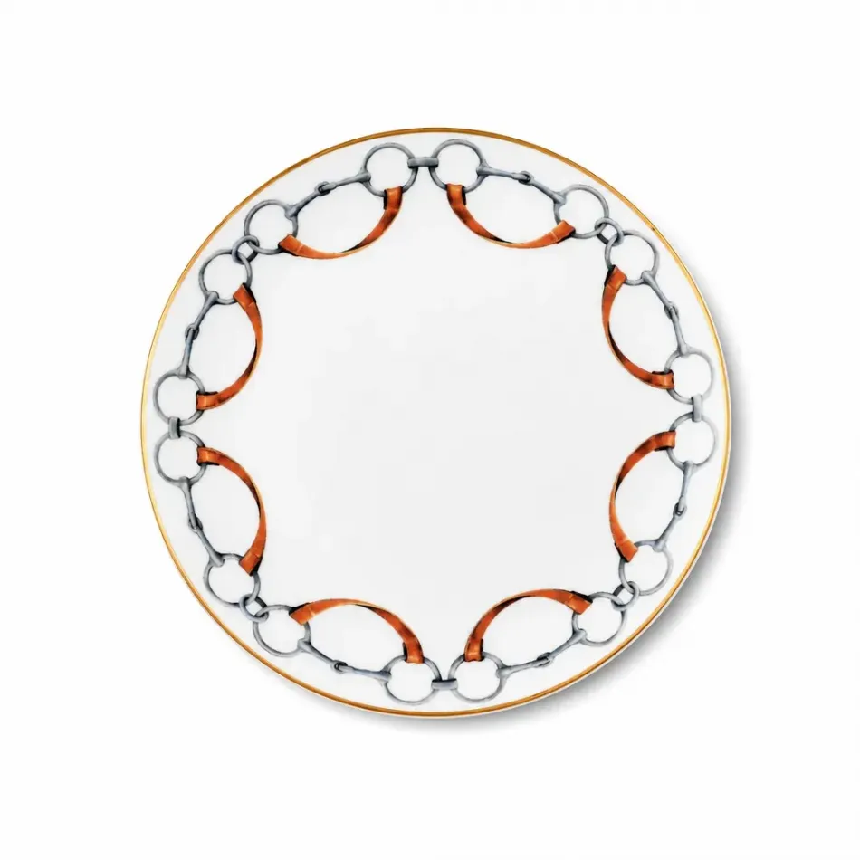 Wellington Bit Pattern Bone China Round Bread Plate
