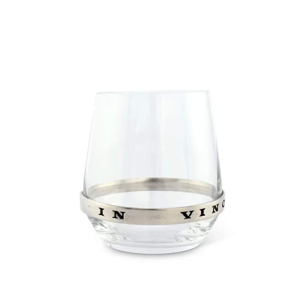 Medici In Vino Veritas Stemless Red Wine Glass