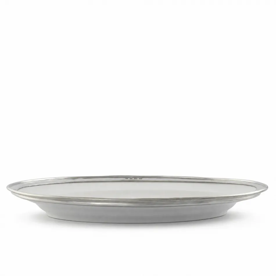 Oval Serving Platter Porcelain Large