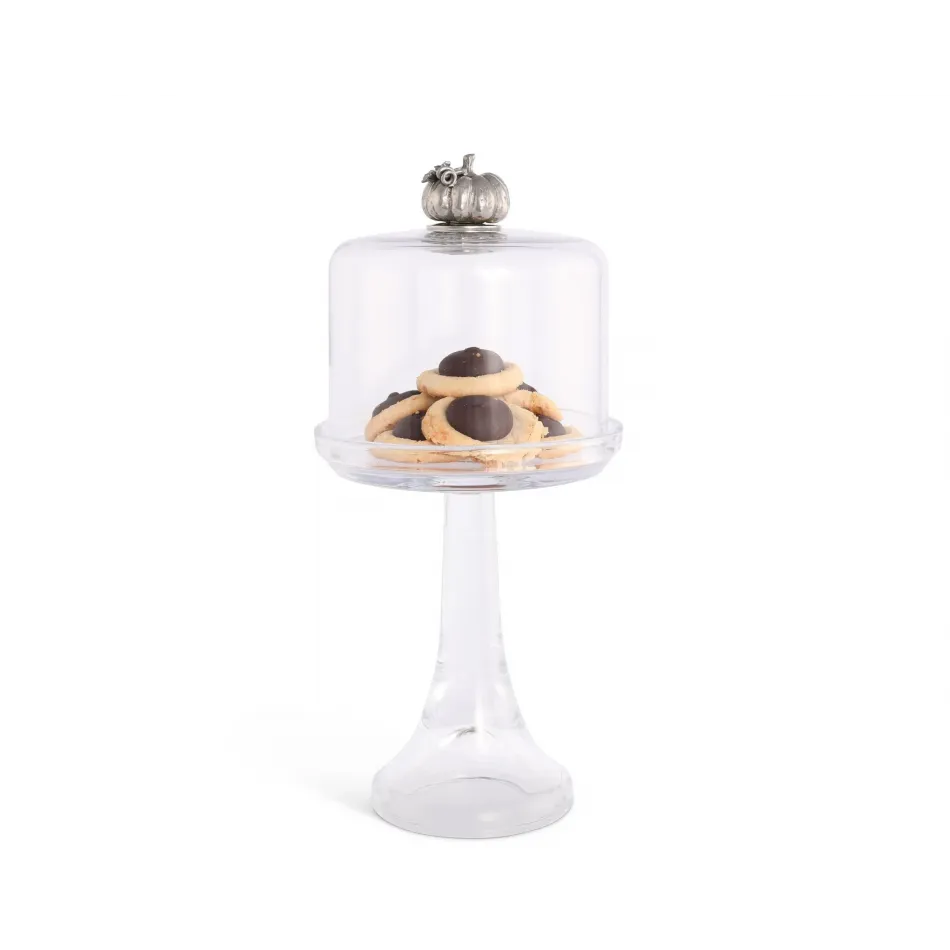 Glass Dome Stand Tall Pumpkin