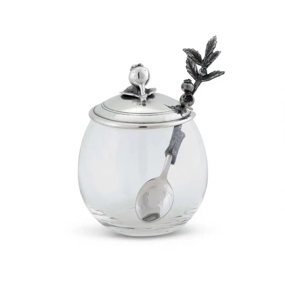 Farmer's Market Blueberry Jam Jar With Spoon