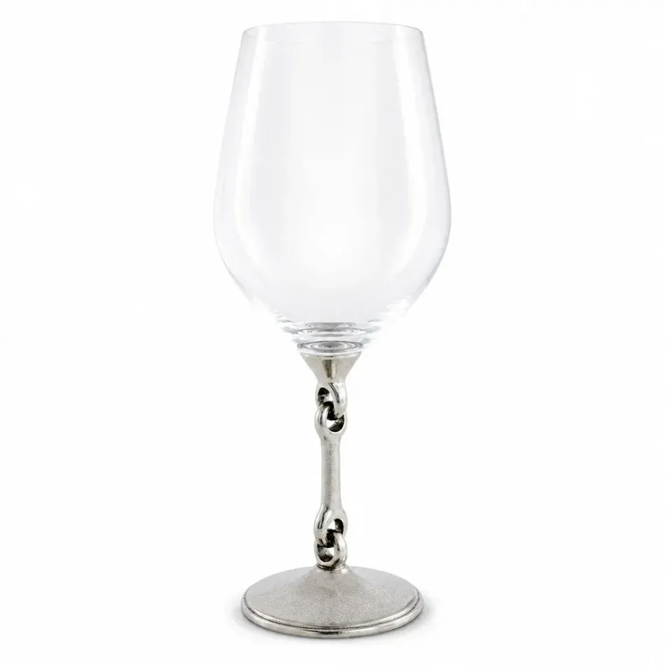 Equestrian Bit Wine Glass