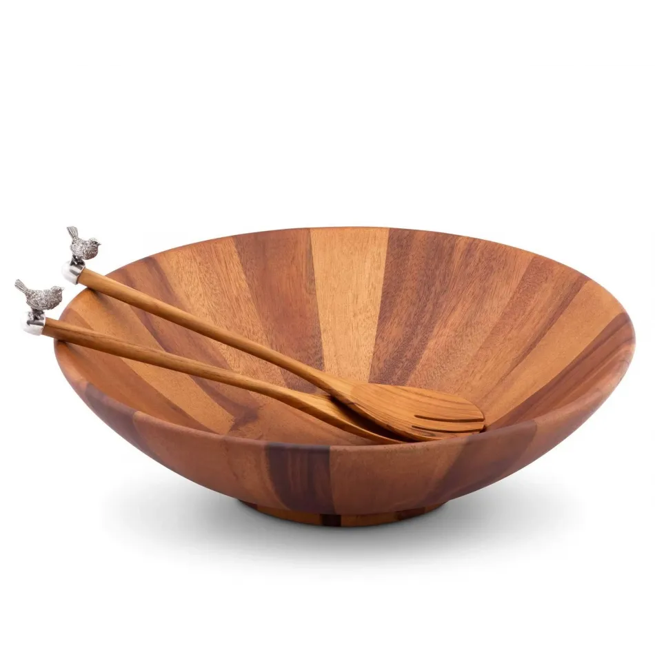 Song Bird Salad Bowl Set