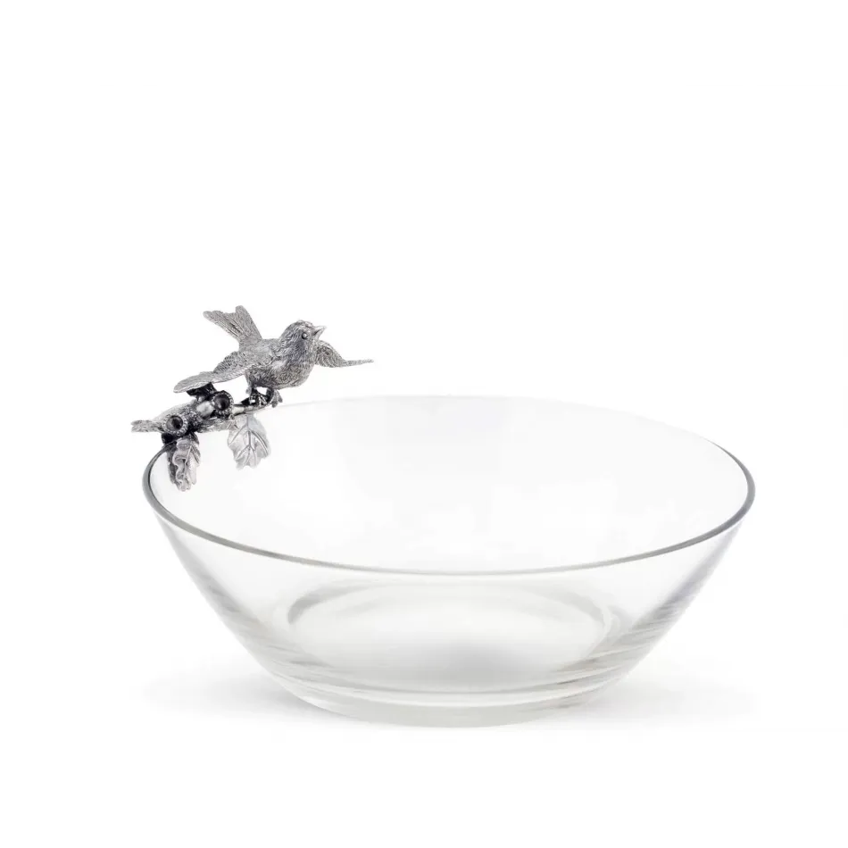 Song Bird Glass Bowl