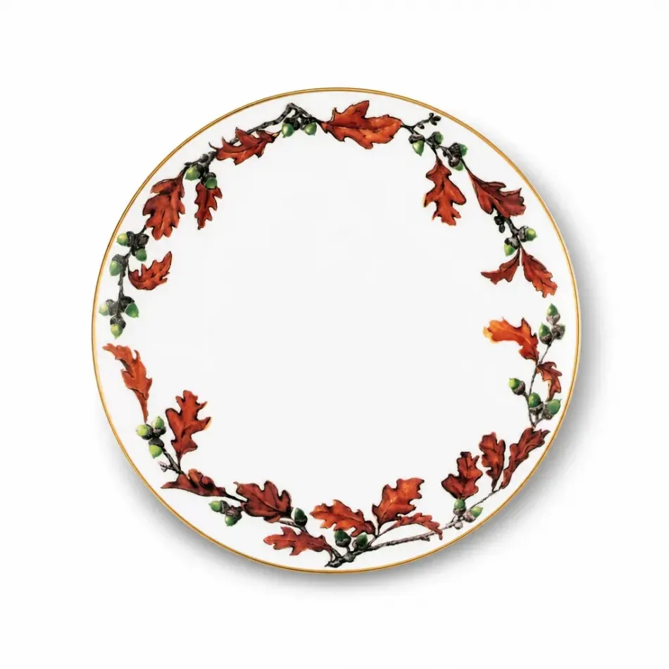Norwood Acorn Bone China Round Salad Plate