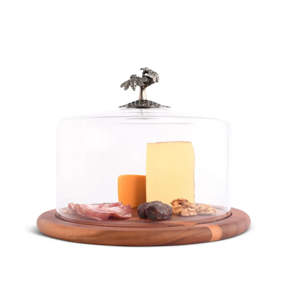 Cheese Dome Board Honey Bee