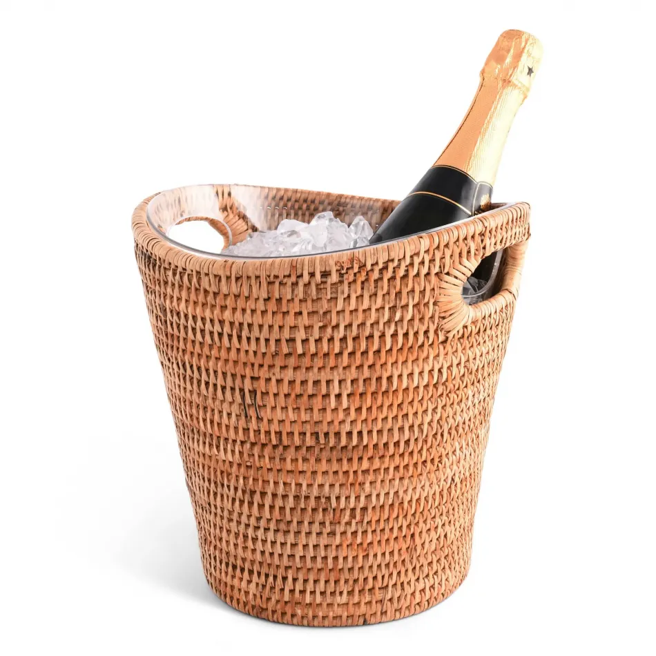Wicker Rattan Champagne Bucket