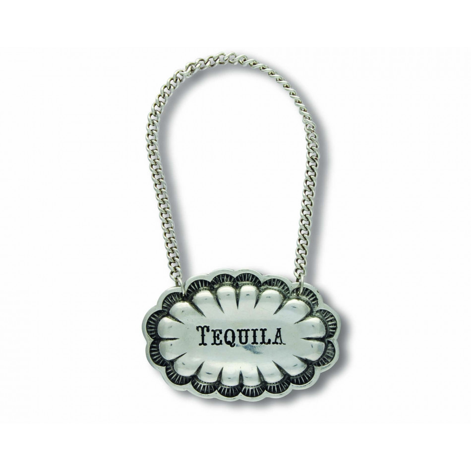 Western Frontier Pewter Tequila Decanter Tag