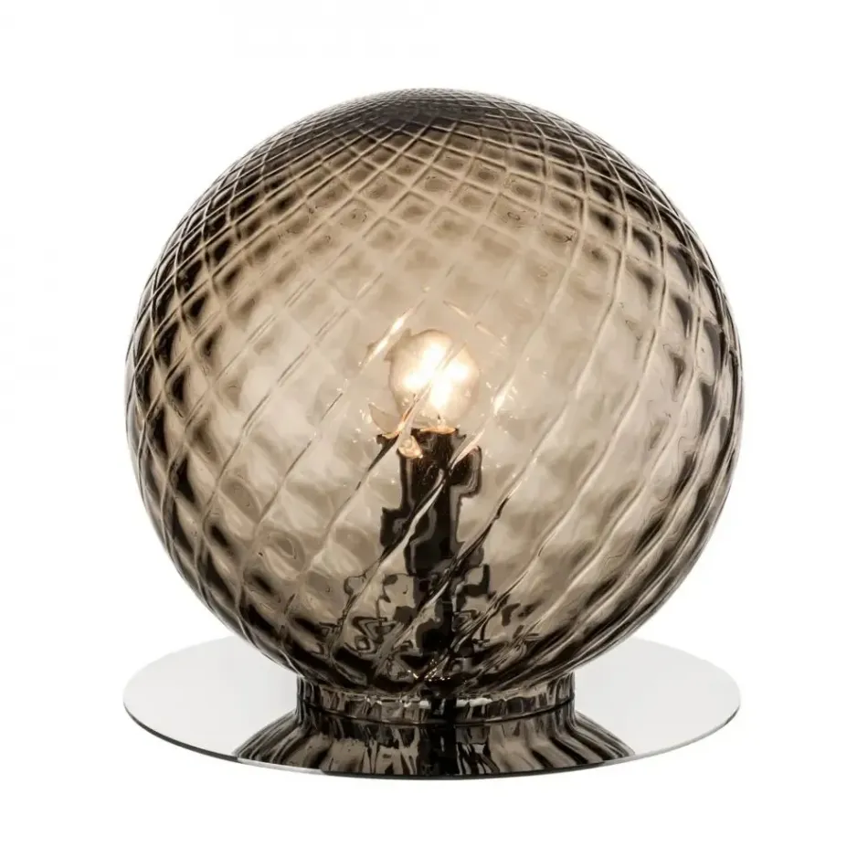 Balloton Grey 26 Cm Table Lamp