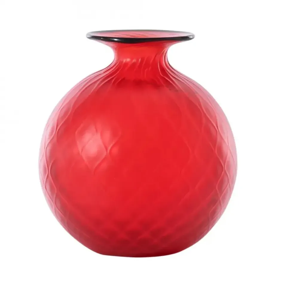 Monofiori Balloton Red Sandblasted Small Vase