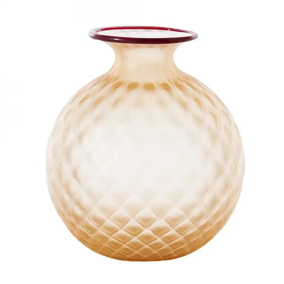 Monofiori Balloton Pesca Sandblasted Small Vase