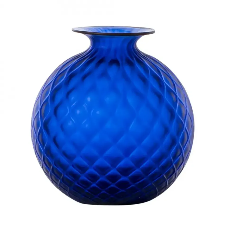 Monofiori Balloton Sapphire Sandblasted Small Vase