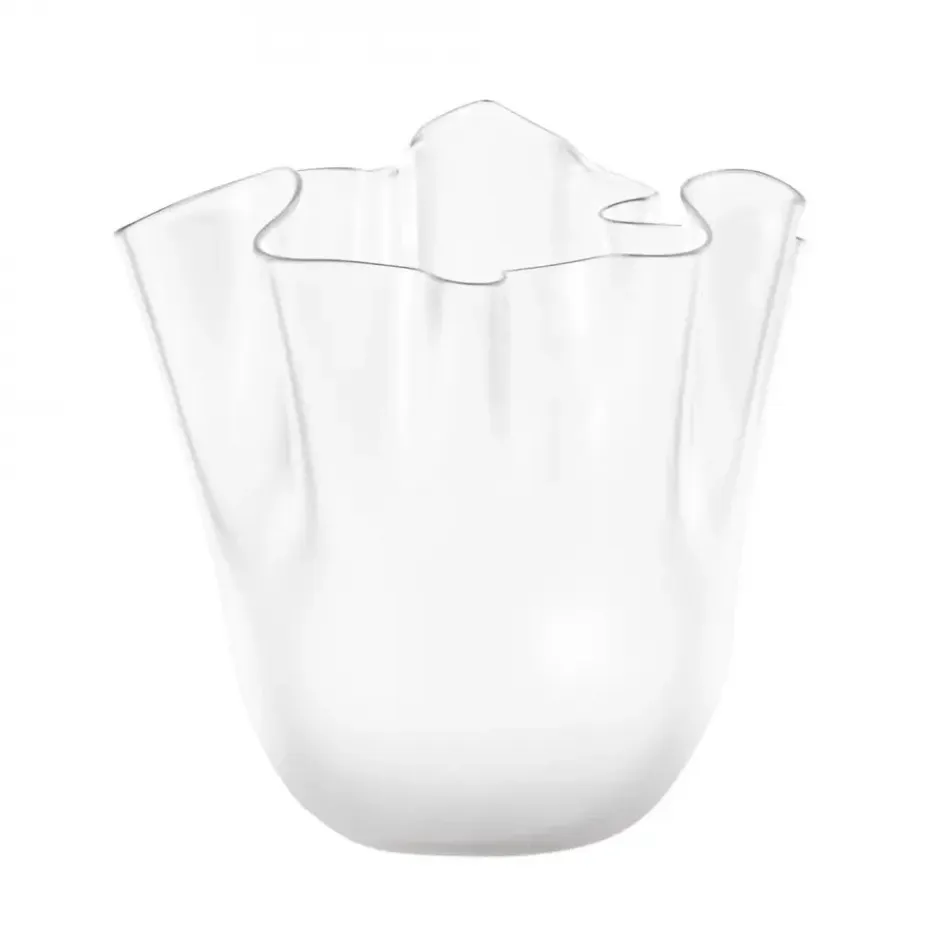 Frozen Crystal Sandblasted Small Vase