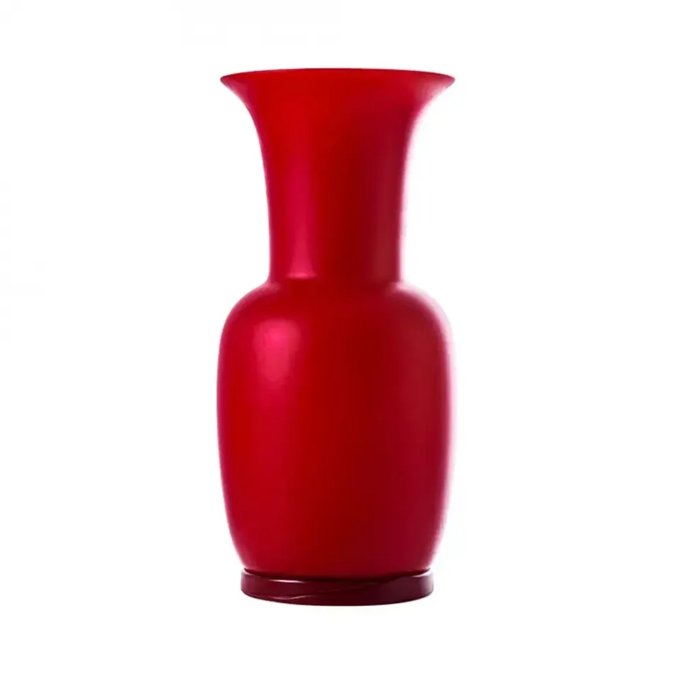 Opalino Red Sandblasted Extra Small Vase