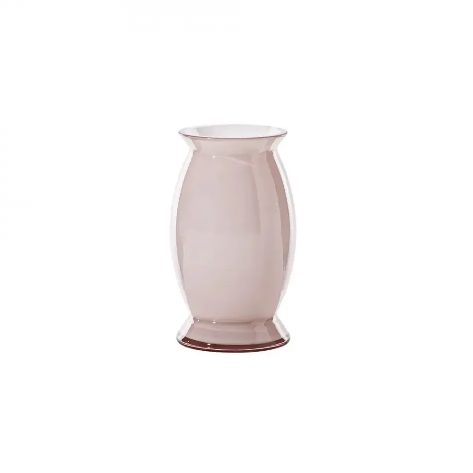 Sidone by Alessandro Mendini Cipria Pink/Milk-White Vase