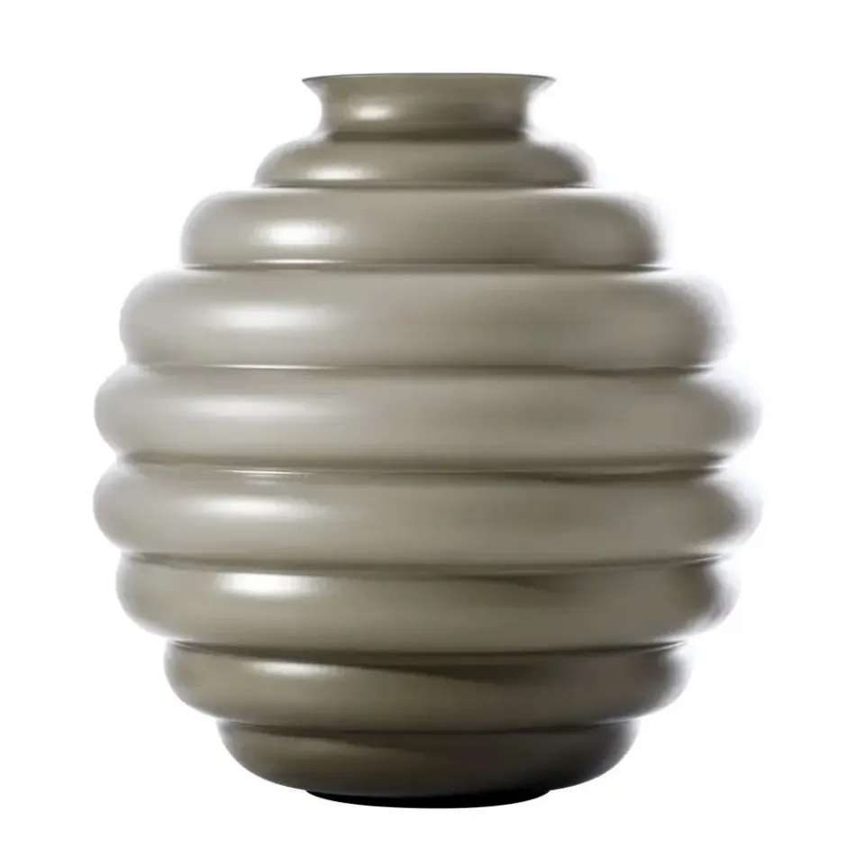 Deco by Napoleone Martinuzzi Grey Sandblasted Small Vase