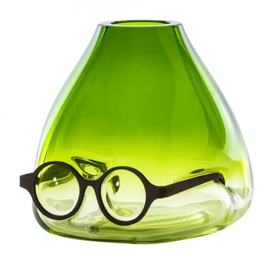 Where Are My Glasses by Ron Arad Grass Green Vase