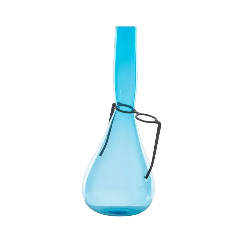 Where Are My Glasses by Ron Arad Acquamarine 25.00 Cm Vase