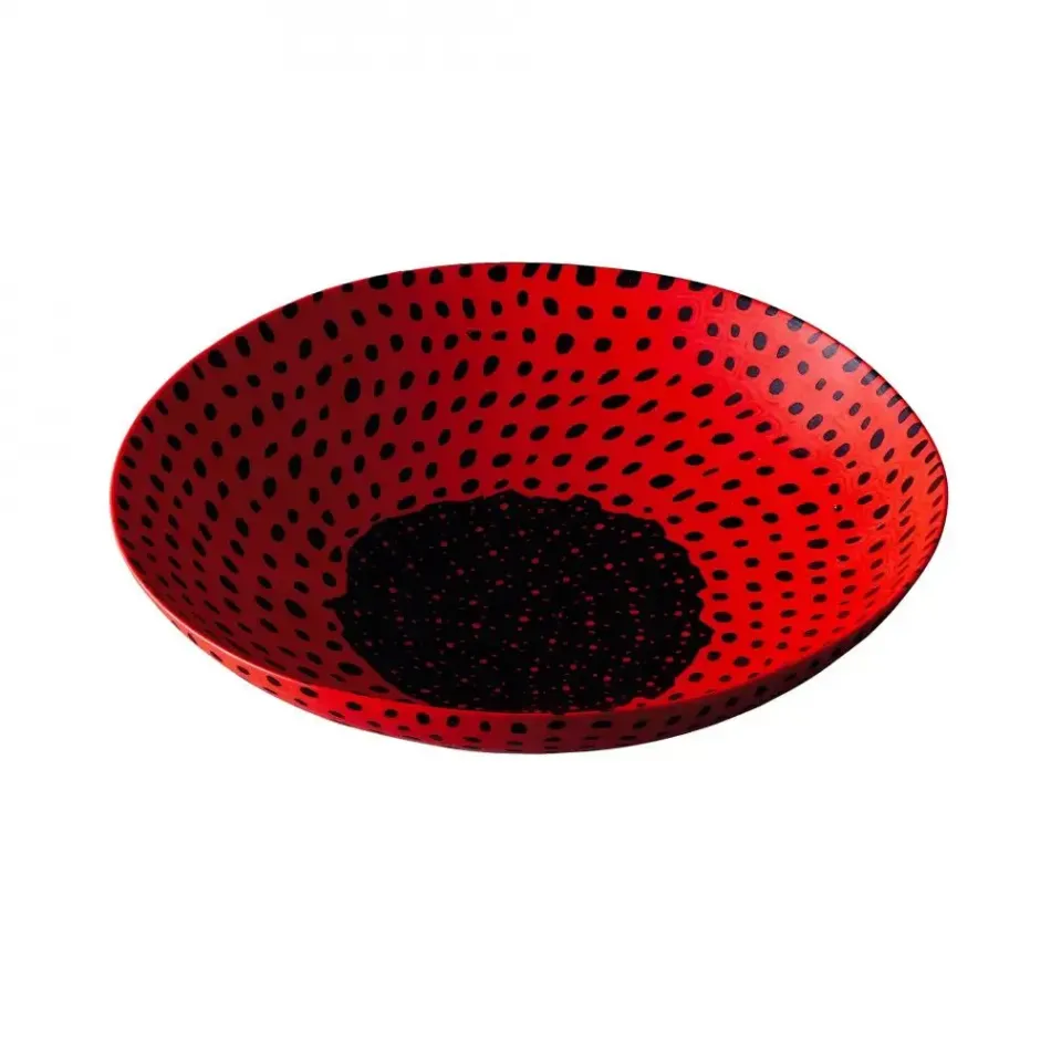 Murrine Opache by Carlo Scarpa Coral/Black Bowl
