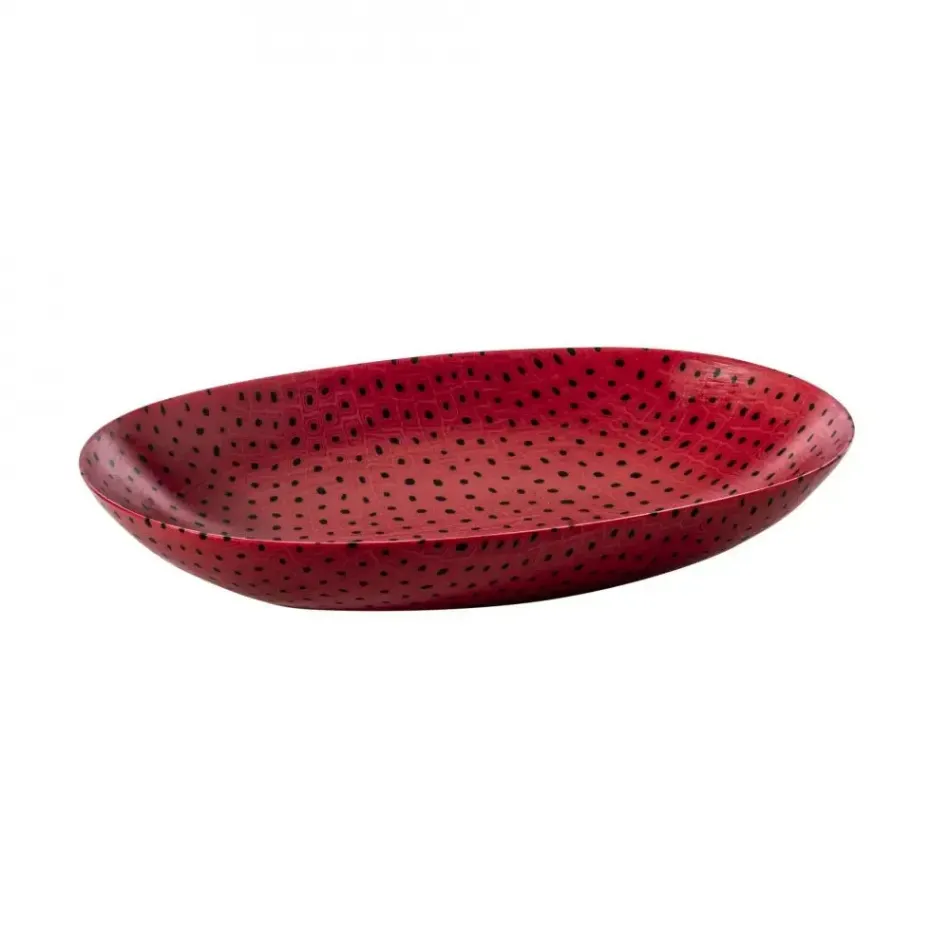 Murrine Opache by Carlo Scarpa Coral/Black 5 Cm Bowl