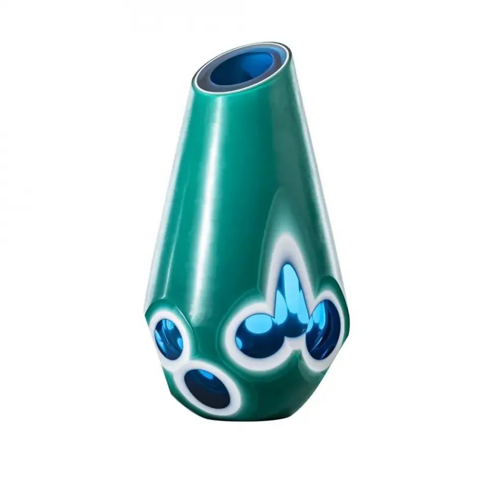 Geodi by Sonia Pedrazzini Mint Green/Milk-White/Acquamarine Vase