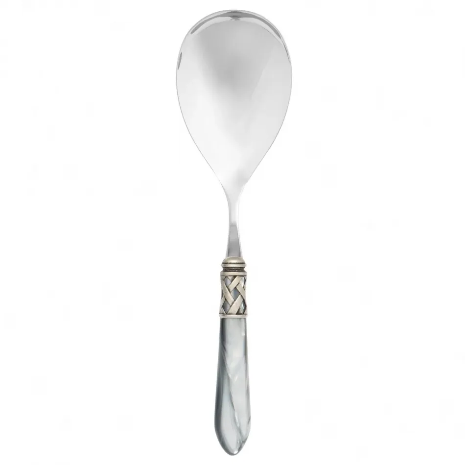 Aladdin Antique Light Gray Serving Spoon 10.25"L