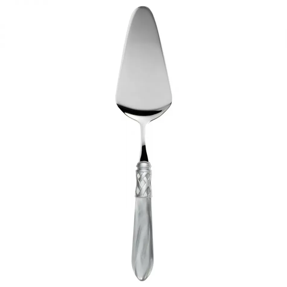 Aladdin Brilliant Light Gray Pastry Server 10.5"L