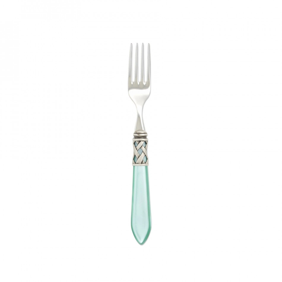 Aladdin Antique Aqua Salad Fork 8"L