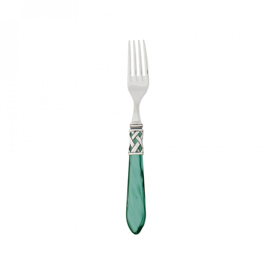 Aladdin Antique Green Salad Fork 8"L