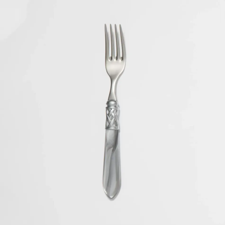 Aladdin Brilliant Light Gray Salad Fork 8"L