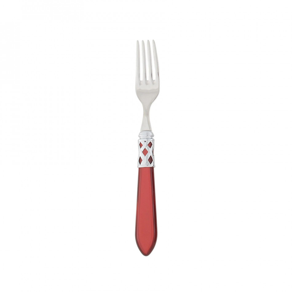 Aladdin Brilliant Red Salad Fork 8"L