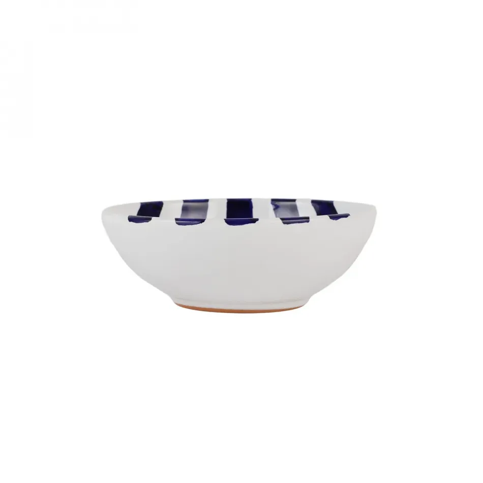 Amalfitana Cobalt Stripe Cereal Bowl