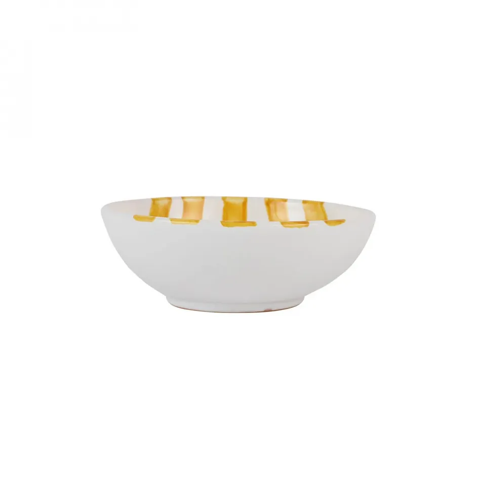 Amalfitana Yellow Stripe Cereal Bowl